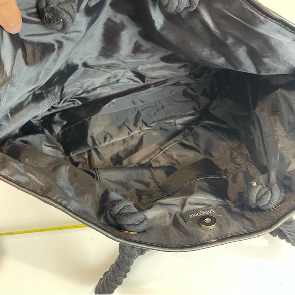 Lancôme Tote Bag Woven Striped Oversized Unstructured - Picture 12 of 16